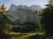 Josef Feid Backward lake Langbath oil on canvas